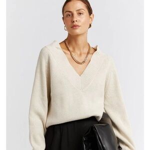 DISSH Aldea V Neck Knit Jumper Sweater